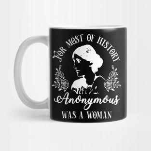 Anonymous Was A Woman | Virginia Woolf Mug